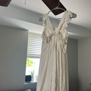 White Grad Dress